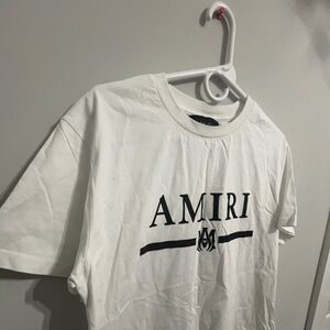 White Amiri Logo T-Shirt